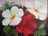 Quadro-Hibíscos 60x80