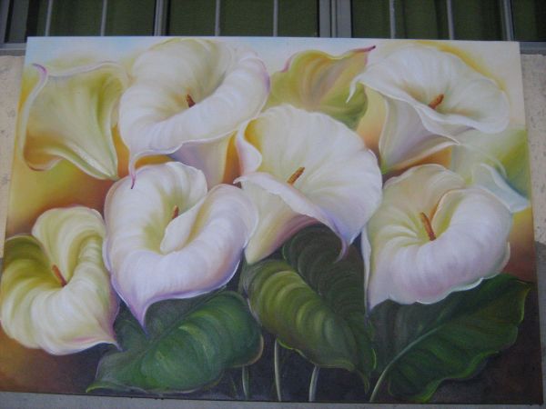 quadro Painel-Copos de Leite 60x90